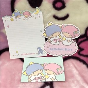 Little twin stars stationery